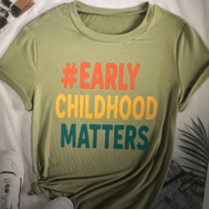 Photo of green early childhood t-shirt